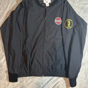 Basketball Referee Black and yellow vintage bomber jacket